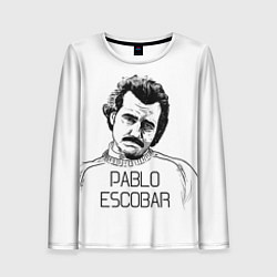 Лонгслив женский Pablo Escobar, цвет: 3D-принт