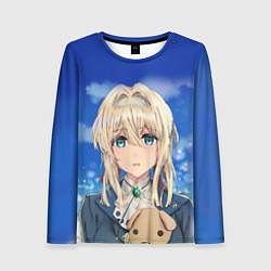 Лонгслив женский Вайолет Эвергарден, цвет: 3D-принт