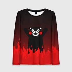 Женский лонгслив Kumamon: Hell Flame