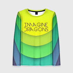 Лонгслив женский Imagine Dragons: Lime Colour, цвет: 3D-принт