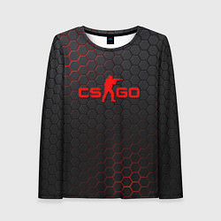 Женский лонгслив CS:GO Grey Carbon