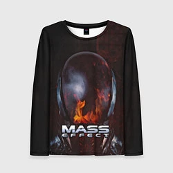 Лонгслив женский Mass Effect, цвет: 3D-принт