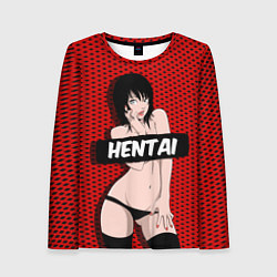 Лонгслив женский HENTAI CHAN, цвет: 3D-принт