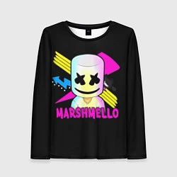 Лонгслив женский Marshmello DJ, цвет: 3D-принт