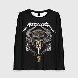 Лонгслив женский Metallica: Hard Metal, цвет: 3D-принт