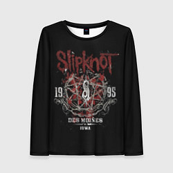 Лонгслив женский Slipknot 1995, цвет: 3D-принт