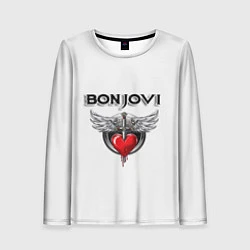 Лонгслив женский Bon Jovi, цвет: 3D-принт