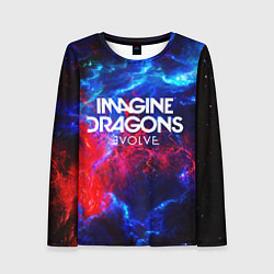 Лонгслив женский IMAGINE DRAGONS, цвет: 3D-принт