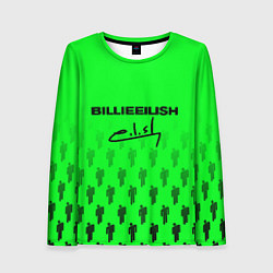 Женский лонгслив Billie Eilish: Green Autograph