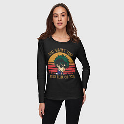 Лонгслив женский Моя геройская академия, цвет: 3D-принт — фото 2