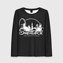 Лонгслив женский Sherlock, цвет: 3D-принт