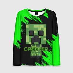 Женский лонгслив MINECRAFT CREEPER