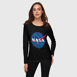 Лонгслив женский NASA Краски, цвет: 3D-принт — фото 2