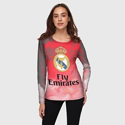 Лонгслив женский Реал Мадрид, цвет: 3D-принт — фото 2