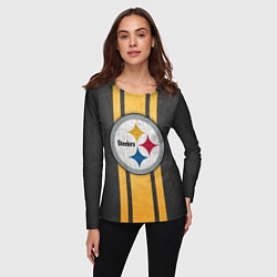 Лонгслив женский Pittsburgh Steelers, цвет: 3D-принт — фото 2