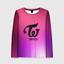 Лонгслив женский TWICE, цвет: 3D-принт