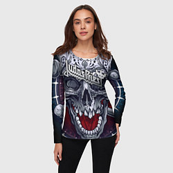 Лонгслив женский Judas Priest, цвет: 3D-принт — фото 2