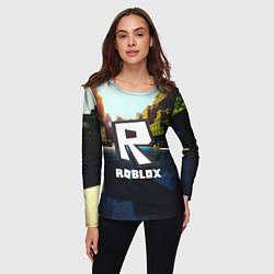 Лонгслив женский ROBLOX, цвет: 3D-принт — фото 2
