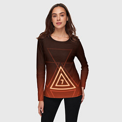 Лонгслив женский Artik & Asti, цвет: 3D-принт — фото 2