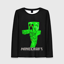 Лонгслив женский MINECRAFT CREEPER, цвет: 3D-принт