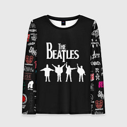 Лонгслив женский Beatles, цвет: 3D-принт