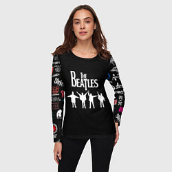 Лонгслив женский Beatles, цвет: 3D-принт — фото 2