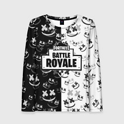 Лонгслив женский Fortnite & Marshmello, цвет: 3D-принт