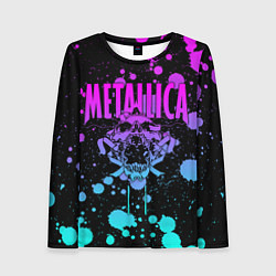 Лонгслив женский Metallica, цвет: 3D-принт