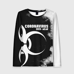 Женский лонгслив Coronavirus 2019 - nCoV