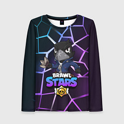 Лонгслив женский BRAWL STARS CROW, цвет: 3D-принт