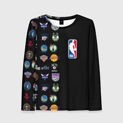 Женский лонгслив NBA Team Logos 2