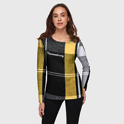 Лонгслив женский Тёпленький плед, цвет: 3D-принт — фото 2