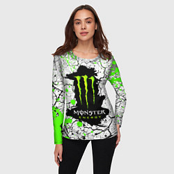 Лонгслив женский MONSTER ENERGY Z, цвет: 3D-принт — фото 2