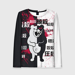 Лонгслив женский Monokuma, цвет: 3D-принт