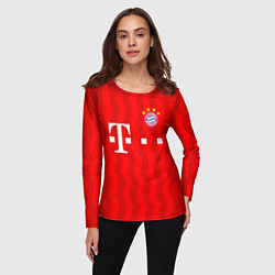 Лонгслив женский FC Bayern Munchen, цвет: 3D-принт — фото 2