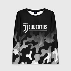 Лонгслив женский JUVENTUS ЮВЕНТУС, цвет: 3D-принт