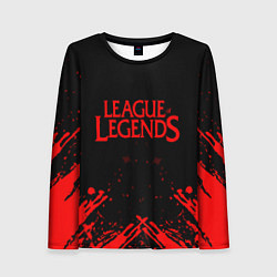 Лонгслив женский League of legends, цвет: 3D-принт