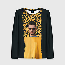 Лонгслив женский Sqwoz bab brush, цвет: 3D-принт