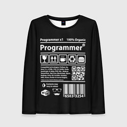 Женский лонгслив Programmer