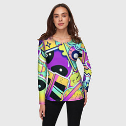 Лонгслив женский Alien, цвет: 3D-принт — фото 2