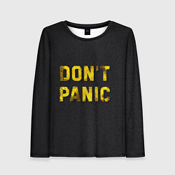 Женский лонгслив DONT PANIC