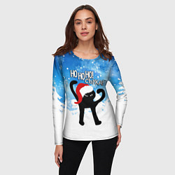 Лонгслив женский HO HO HO! СЪУКА, цвет: 3D-принт — фото 2