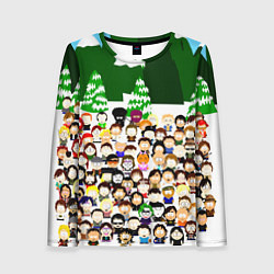 Лонгслив женский Южный Парк South Park, цвет: 3D-принт