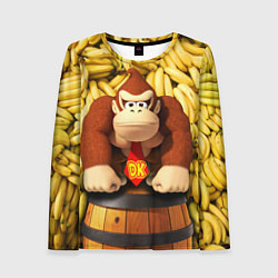 Лонгслив женский Dk, цвет: 3D-принт