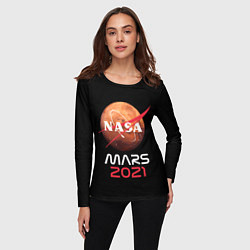 Лонгслив женский NASA Perseverance, цвет: 3D-принт — фото 2