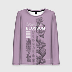 Лонгслив женский Blossom, цвет: 3D-принт