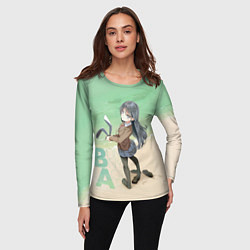 Лонгслив женский Bunny a Girl, цвет: 3D-принт — фото 2