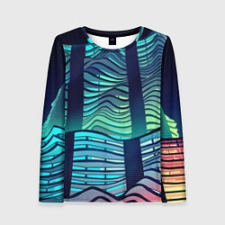 Лонгслив женский Минимализм, цвет: 3D-принт