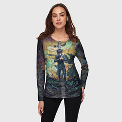 Лонгслив женский Anime art, цвет: 3D-принт — фото 2