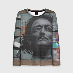Лонгслив женский Сальвадор Дали, цвет: 3D-принт